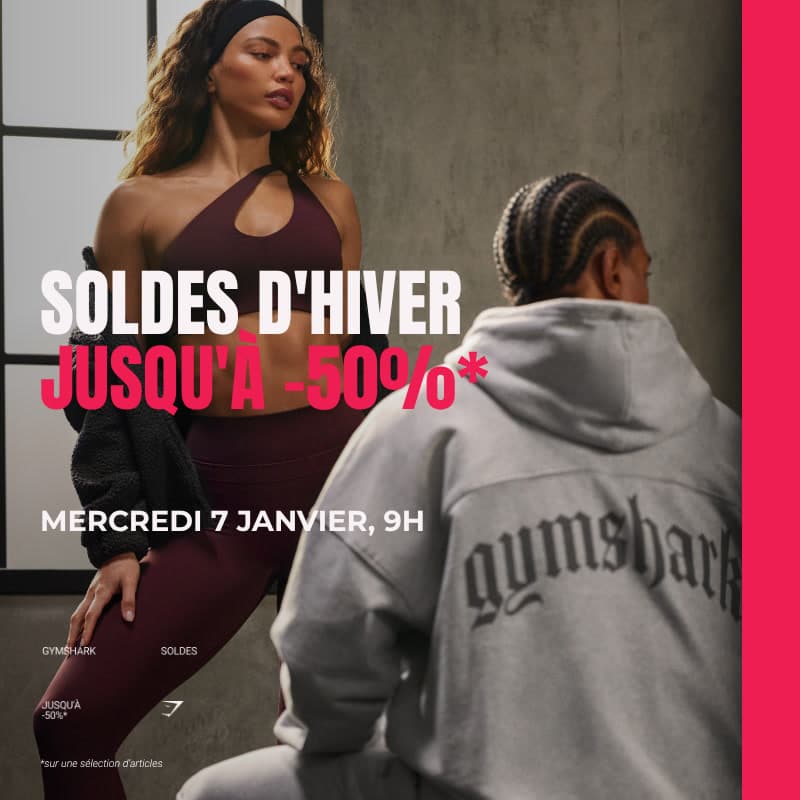 Soldes Gymshark 2026 : on vous dit tout sur nos soldes d’hiver