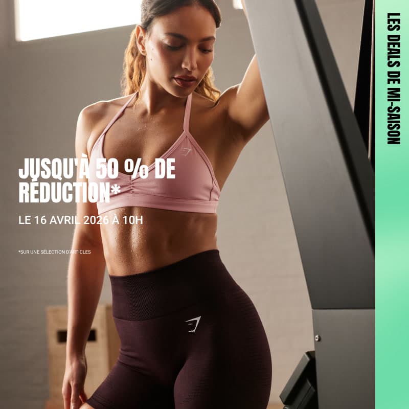 Promos de mi-saison Gymshark 2026 : la FAQ pour vous préparer