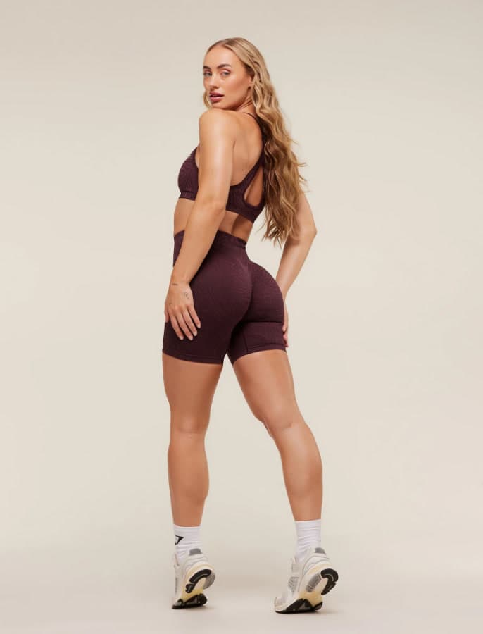 JOYSPELS Short de sport pour femme, taille haute, court, push-up, pour JOYSPELS Short de sport pour femme, taille haute, court, push-up, pour